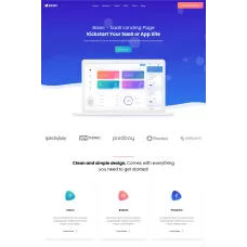 Basic SaaS Landing Page: быстрый запуск вашего приложения